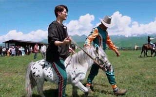 草原骑马穿搭汉服男孩，草原骑马穿搭汉服男孩图片