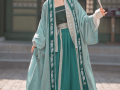 古风汉服穿搭绿色西装，古风汉服穿搭绿色西装图片