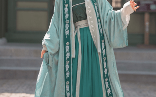 古风汉服穿搭绿色西装，古风汉服穿搭绿色西装图片